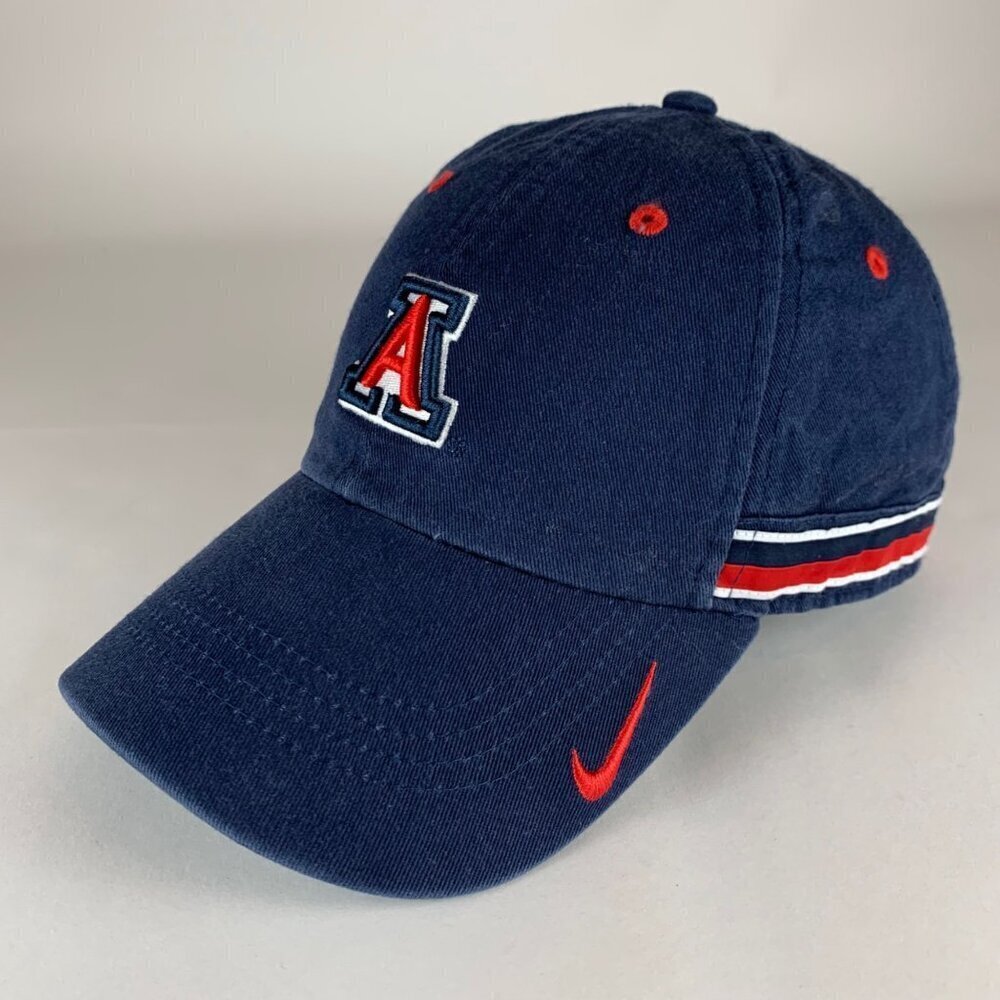 Arizona Wildcats NCAA Navy Blue Nike Heritage86 Relaxed Fit Strapback Hat